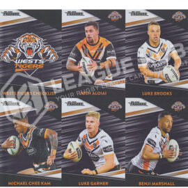 2020 NRL Traders PS151-PS160 Black Parallel Team Set Wests Tigers