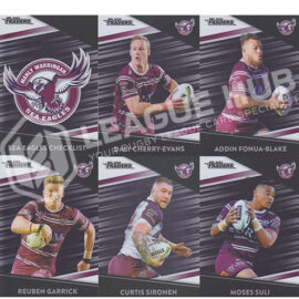 2020 NRL Traders PS051-PS060 Black Parallel Team Set Manly Sea Eagles