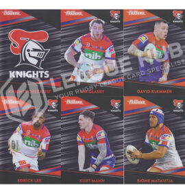 2020 NRL Traders PS071-PS080 Black Parallel Team Set Newcastle Knights