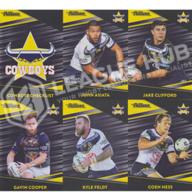 2020 NRL Traders PS081-PS090 Black Parallel Team Set North Queensland Cowboys