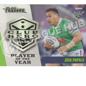 2020 NRL Traders CH3 Club Hero Josh Papalii