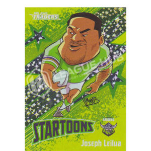 2020 NRL Traders STG02 Green Startoons Joseph Leilua