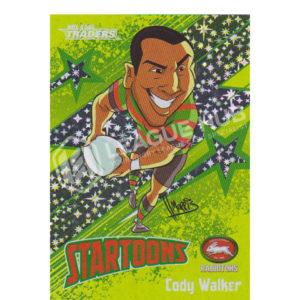 2020 NRL Traders STG13 Green Startoons Cody Walker