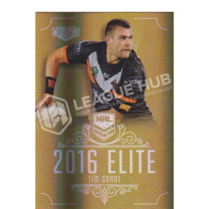 2016 ESP Elite SG185 Special Gold Parallel Tim Grant