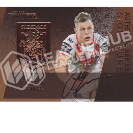 2020 NRL Traders ASB13 Bronze Authentic Signature Cameron McInnes