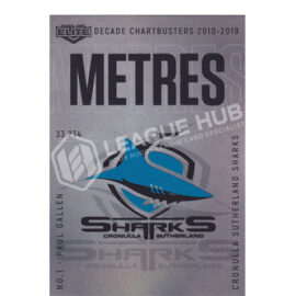 2020 NRL Elite DC13 Decade Chartbusters Paul Gallen