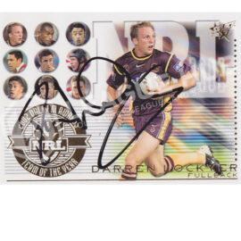 2003 Select XL TY1 2002 Team of the Year Darren Lockyer