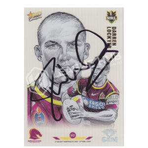 2007 Select Champions GC1 Mascot Gem Darren Lockyer
