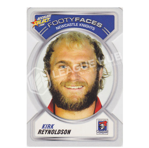2006 Select Accolade FF68 Footy Faces Kirk Reynoldson