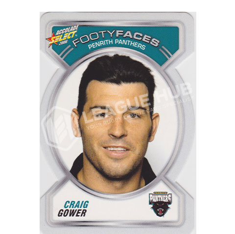 2006 Select Accolade FF91 Footy Faces Craig Gower