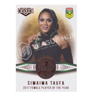 2018 NRL Elite DM12 Dally M Awards Simaima Taufa