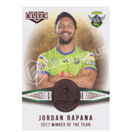 2018 NRL Elite DM14 Dally M Awards Jordan Rapana