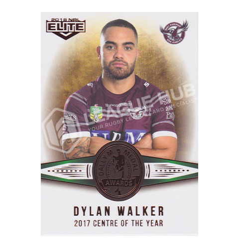 2018 NRL Elite DM15 Dally M Awards Dylan Walker