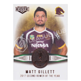 2018 NRL Elite DM19 Dally M Awards Matt Gillett