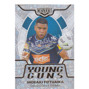 2020 NRL Elite YG9 Young Gun Priority Moeaki Fotuaika