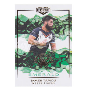 2021 NRL Elite ME144 MOJO Emerald James Tamou #04/10