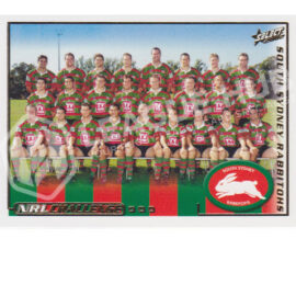 2002 Select NRL Challenge CC1 Case Card South Sydney Rabbitohs