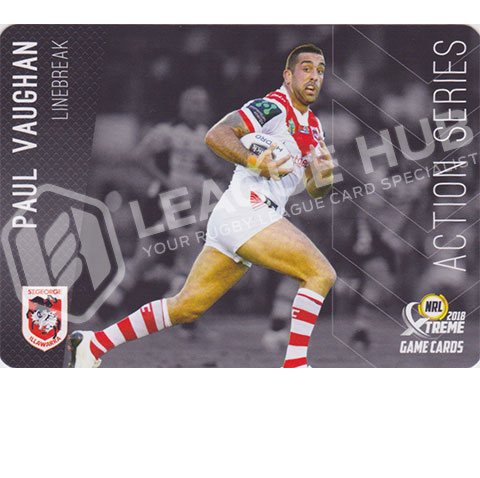 2018 NRL Xtreme AS13 Action Series Paul Vaughan