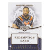 2020 NRL Elite LS16 League Sensations Signature Redemption White Benji Marshall #062/80