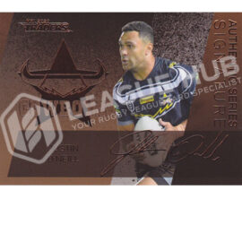 2020 NRL Traders ASB09 Bronze Authentic Signature Justin O'Neill