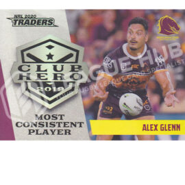 2020 NRL Traders CH1 Club Hero Alex Glenn