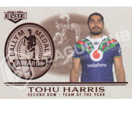 2021 NRL Elite DM10 Dally M Awards Tohu Harris