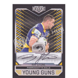 2021 NRL Elite YGB10 Young Guns Signature Black Ray Stone #063/110