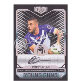 2021 NRL Elite YGB3 Young Guns Signature Black Corey Allan #108/110