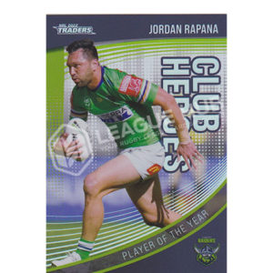 2022 NRL Traders CH3 Club Heroes Jordan Rapana