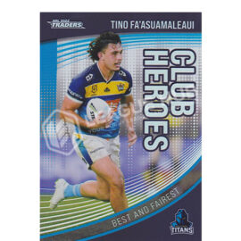 2022 NRL Traders CH9 Club Heroes Tino Fa'asuamaleaui