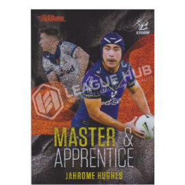 2022 NRL Traders MAR13 Master & Apprentice Red Jahrome Hughes