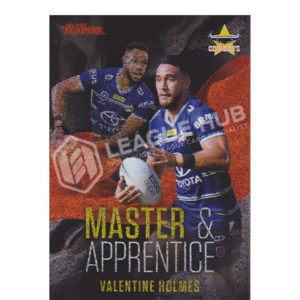 2022 NRL Traders MAR17 Master & Apprentice Red Valentine Holmes