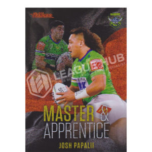 2022 NRL Traders MAR3 Master & Apprentice Red Josh Papalii