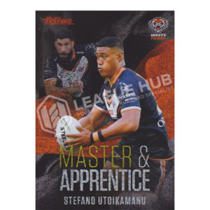 2022 NRL Traders MAR32 Master & Apprentice Red Stefano Utoikamanu