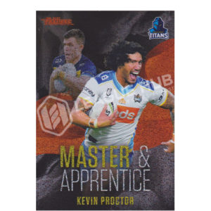 2022 NRL Traders MAR9 Master & Apprentice Red Kevin Proctor