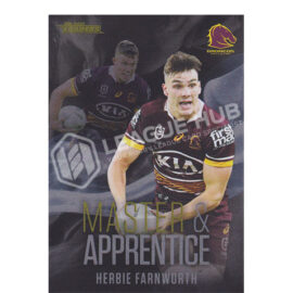 2022 NRL Traders MABK2 Master & Apprentice Black Herbie Farnworth