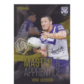 2022 NRL Traders MABK5 Master & Apprentice Black Josh Jackson