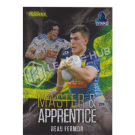 2022 NRL Traders MAG10 Master & Apprentice Green Beau Fermor