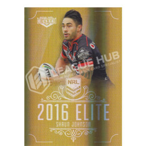 2016 ESP Elite SG172 Special Gold Parallel Shaun Johnson