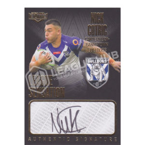 2021 NRL Elite LSB3 League Sensation Signature Black Nick Cotric