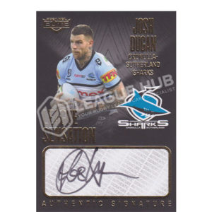 2021 NRL Elite LSB4 League Sensation Signature Black Josh Dugan