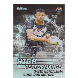 2022 NRL Traders HP47 High Performance David Nofoaluma