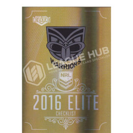 2016 ESP Elite SG169 Special Gold Parallel Warriors Logo Checklist