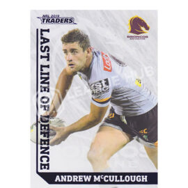 2019 NRL Traders Last Line of Defence LD2 Andrew McCullough