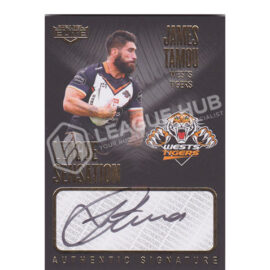 2021 NRL Elite LSB16 League Sensation Signature Black James Tamou