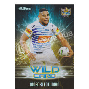 2021 NRL Traders Wild Card WC14 Moeaki Fotuaika