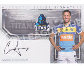 2022 NRL Traders Authentic Signature Series White ASW5 Corey Thompson