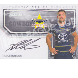 2022 NRL Traders Authentic Signature Series White ASW9 Reece Robson