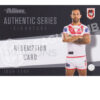 2021 NRL Traders Authentic Signature Series Black ASB13 Josh Kerr Redemption Card