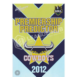 2012 Select Dynasty PC9 Unredeemed Predictor North Queensland Cowboys